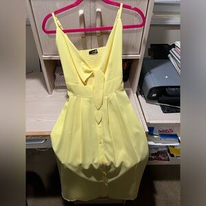 Amazon (Yidarton) Spaghetti Strap Yellow Dress